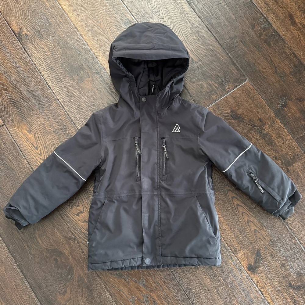 RIPZONE Kids Black Winter Jacket